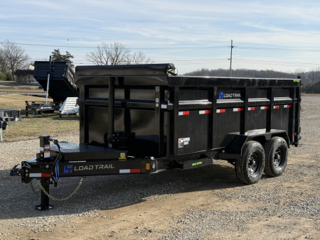 New 2026 Load Trail 83x14 DL 4FT High Side 14PLY Telescopic 7 gauge 14k Dump Trailer