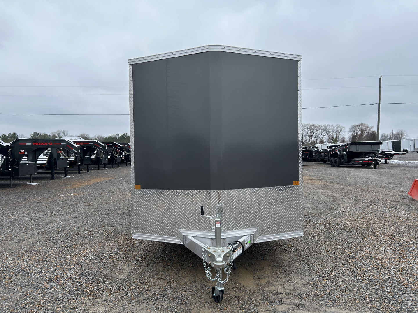 New 2026 ALCOM 7'x16' Aluminum Enclosed Trailer