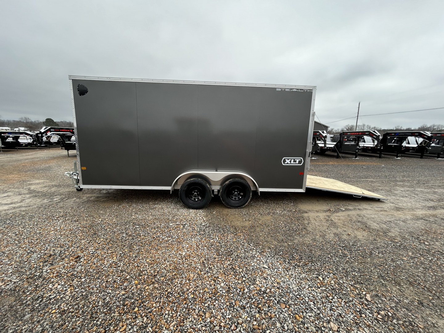 New 2026 ALCOM 7'x16' Aluminum Enclosed Trailer