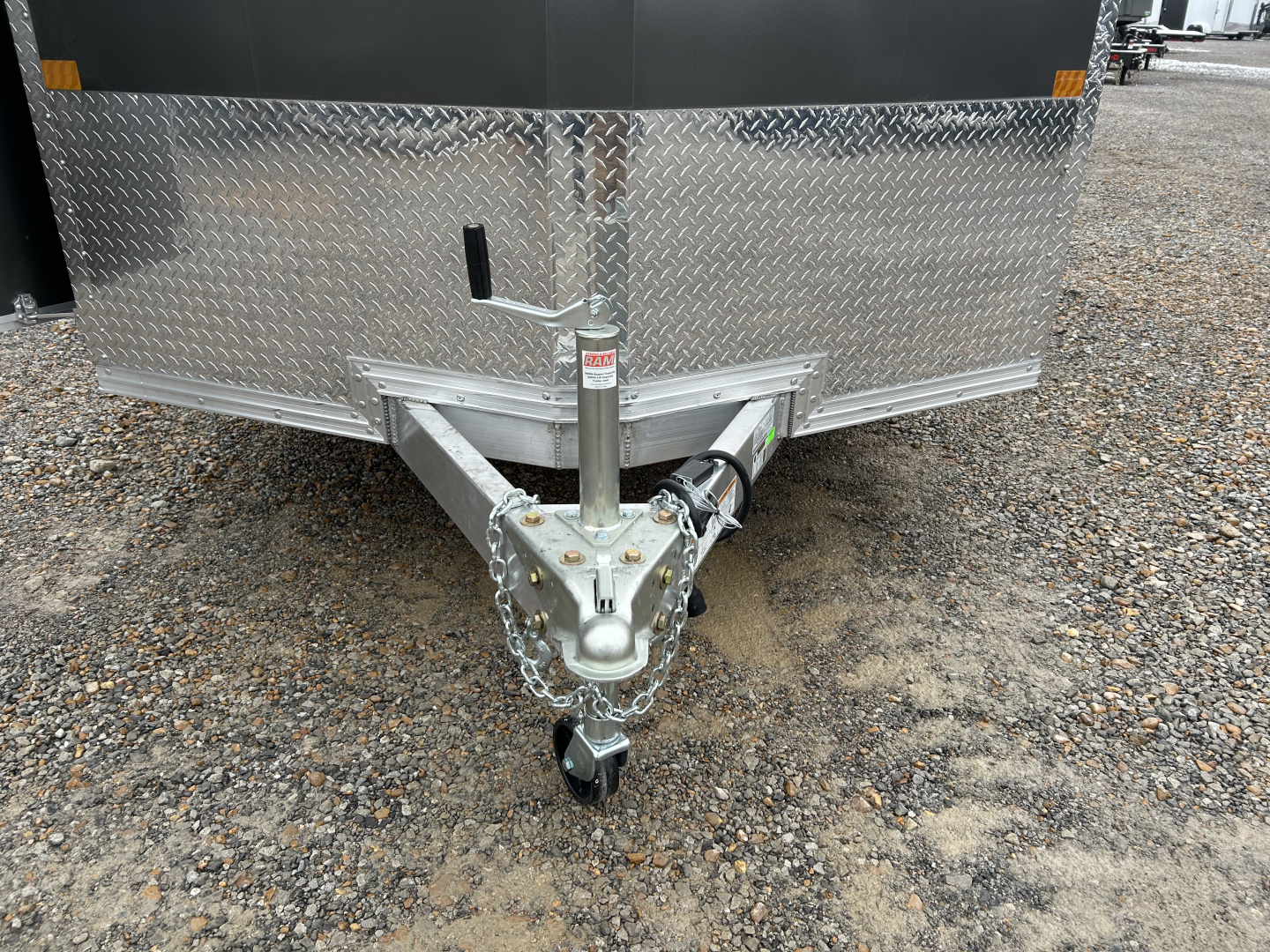 New 2026 ALCOM 7'x16' Aluminum Enclosed Trailer