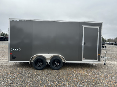 New 2026 ALCOM 7'x16' Aluminum Enclosed Trailer