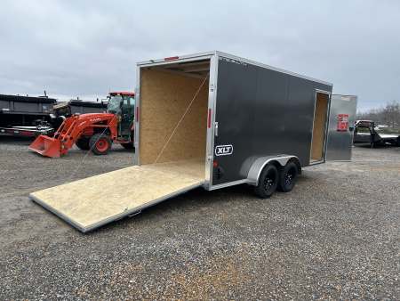 New 2026 ALCOM 7'x16' Aluminum Enclosed Trailer