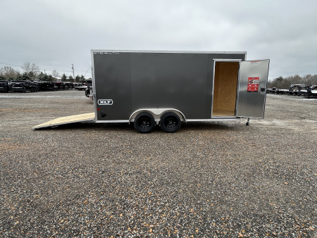 New 2026 ALCOM 7'x16' Aluminum Enclosed Trailer