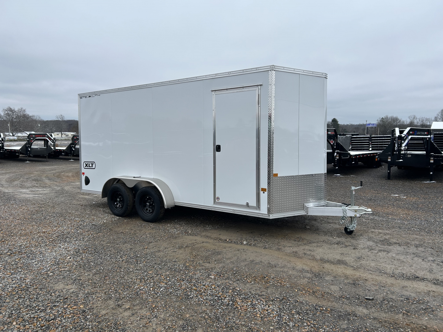 New 2026 ALCOM 7'x16' Aluminum Enclosed Trailer