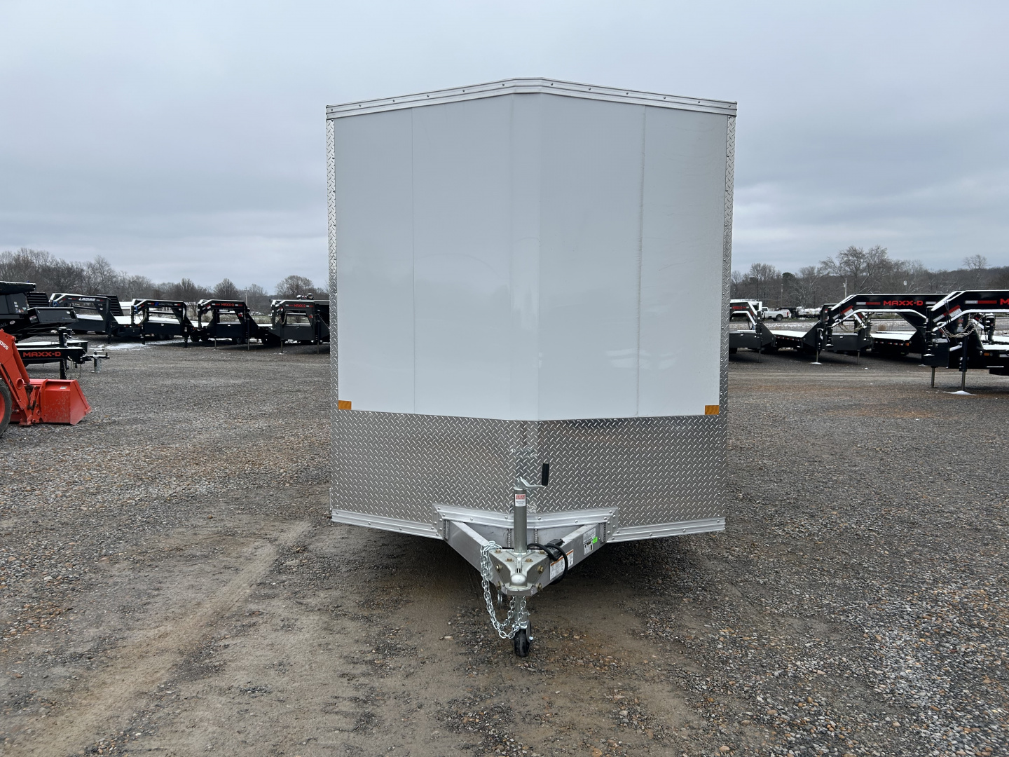 New 2026 ALCOM 7'x16' Aluminum Enclosed Trailer