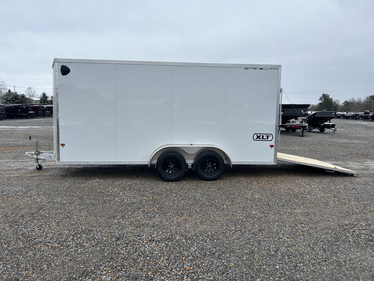 New 2026 ALCOM 7'x16' Aluminum Enclosed Trailer