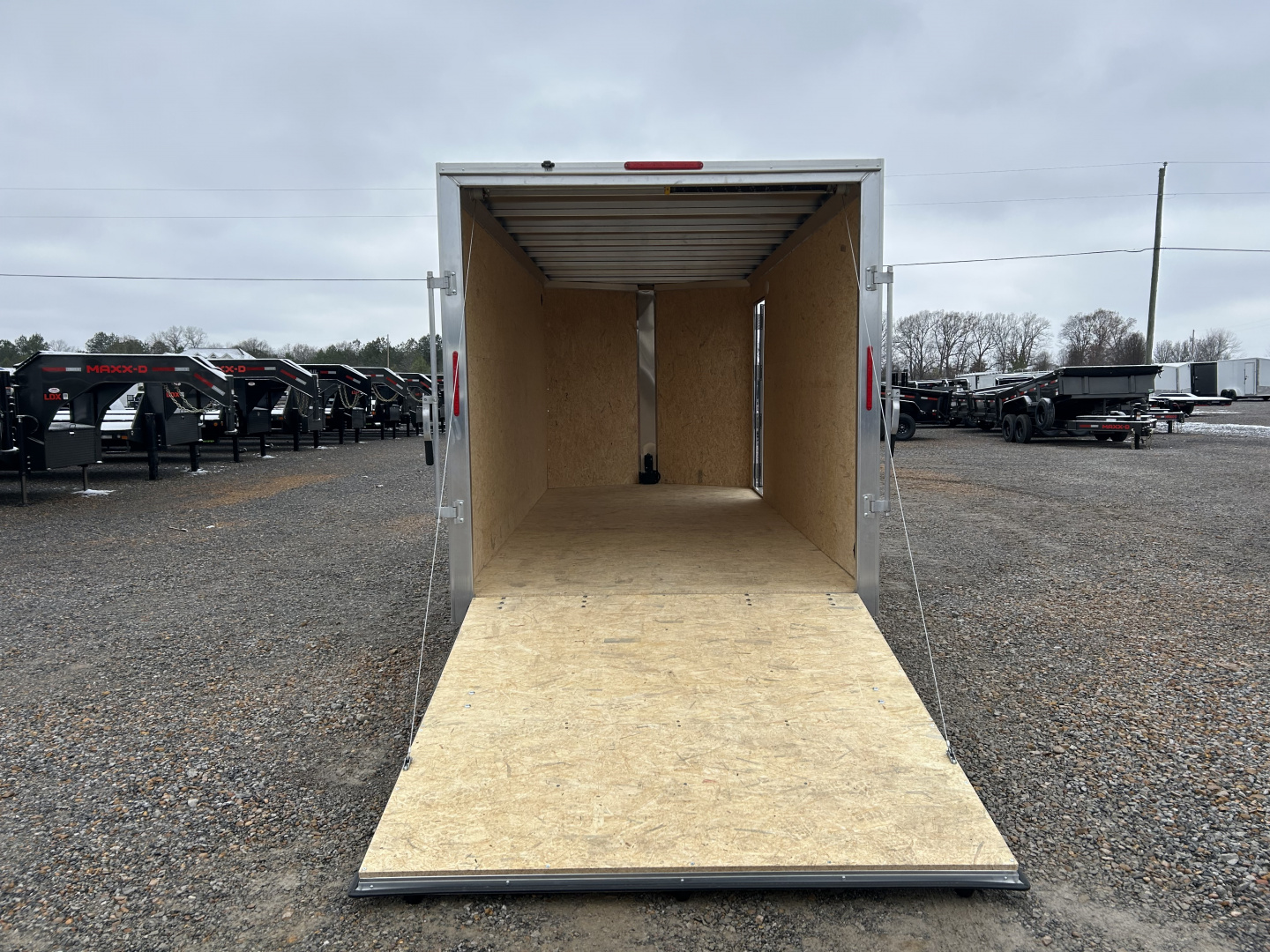 New 2026 ALCOM 7'x16' Aluminum Enclosed Trailer