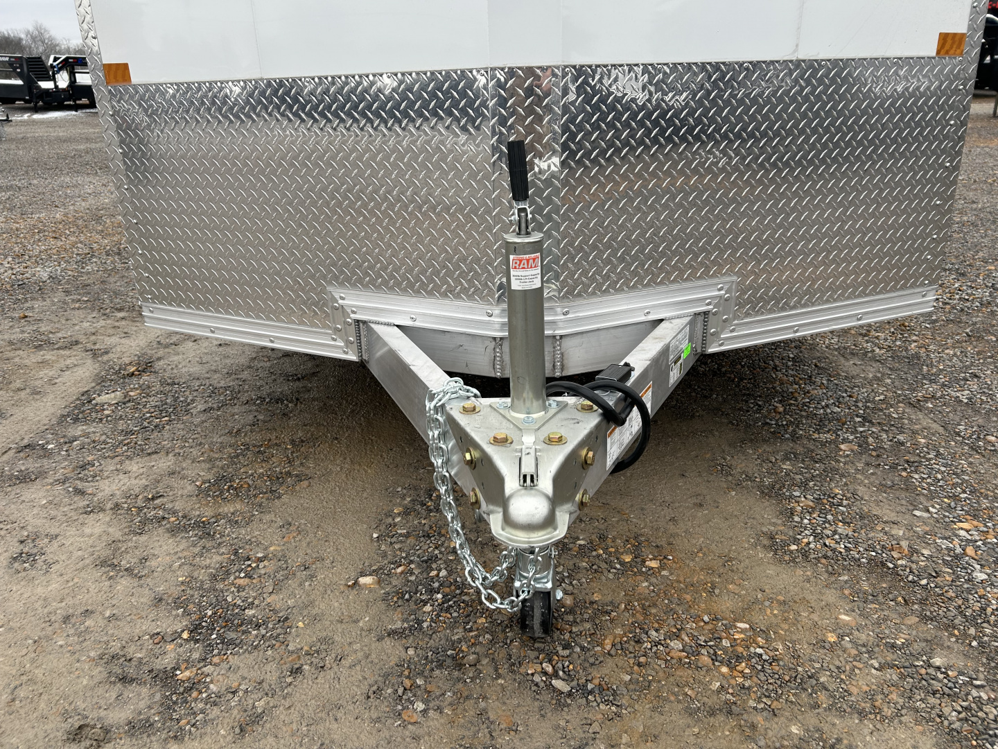 New 2026 ALCOM 7'x16' Aluminum Enclosed Trailer