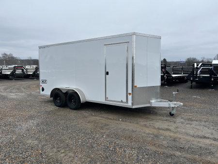 New 2026 ALCOM 7'x16' Aluminum Enclosed Trailer