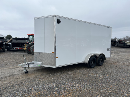 New 2026 ALCOM 7'x16' Aluminum Enclosed Trailer