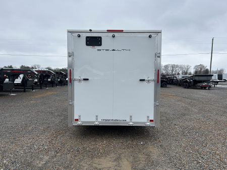 New 2026 ALCOM 7'x16' Aluminum Enclosed Trailer
