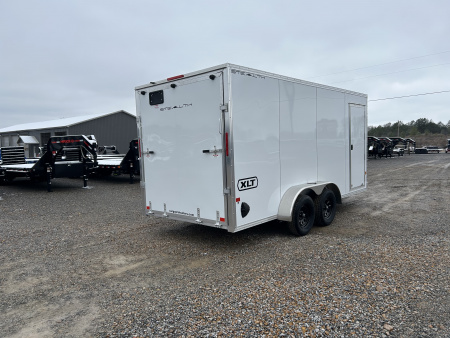 New 2026 ALCOM 7'x16' Aluminum Enclosed Trailer