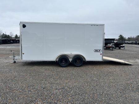 New 2026 ALCOM 7'x16' Aluminum Enclosed Trailer