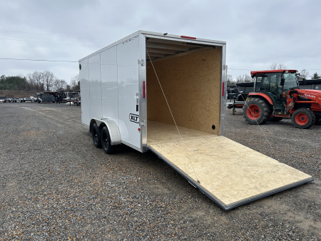 New 2026 ALCOM 7'x16' Aluminum Enclosed Trailer