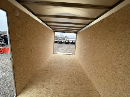 New 2026 ALCOM 7'x16' Aluminum Enclosed Trailer