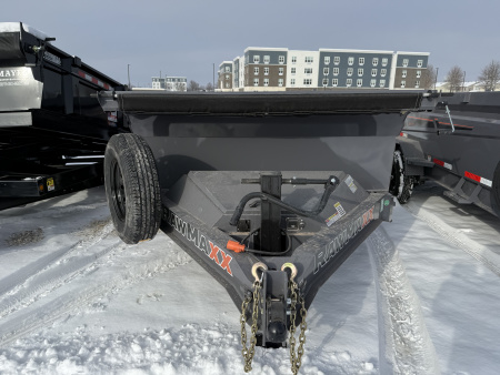 New 2026 RAWMAXX GDXK14BP14K Dump Trailer KNIGHT 83X14 TA 32  SIDES (GVW:14000) SHADOW GRAY