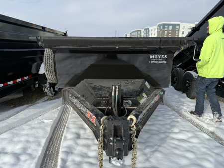 New 2026 RawMaxx LTX16BP20K Dump Trailer 83X16 TA 36  SIDES (GVW:20000) Black