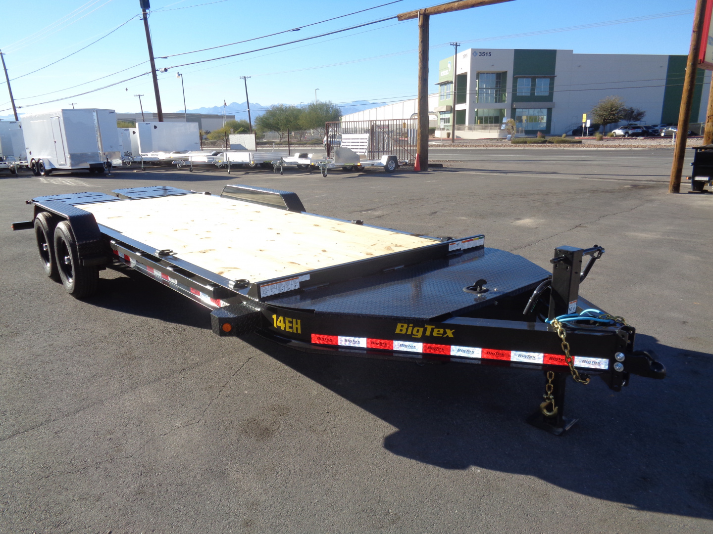 New 2026 Big Tex Trailers * 14EH-20 * 20Ft Heavy Duty Tandem Axle Seamless I-Beam Equipment Trailer15.4k
