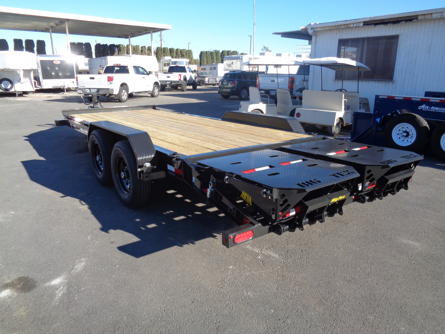 New 2026 Big Tex Trailers * 14EH-20 * 20Ft Heavy Duty Tandem Axle Seamless I-Beam Equipment Trailer15.4k