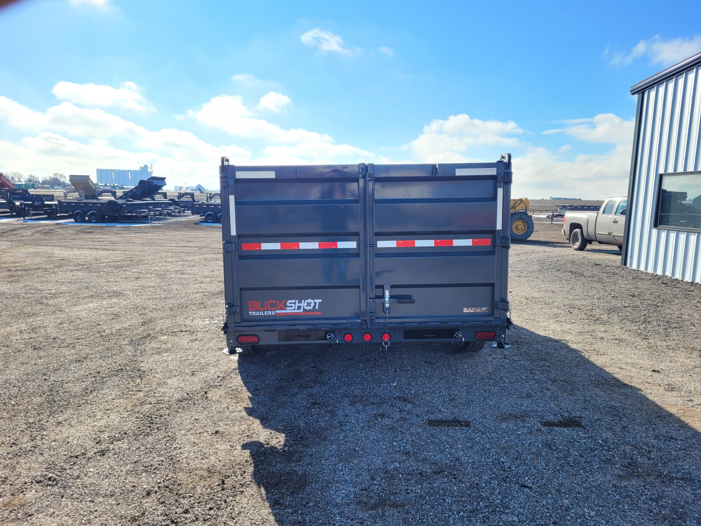 New 2026 Buckshot 83"x16' Telescopic Dump Trailer W/4' Sides