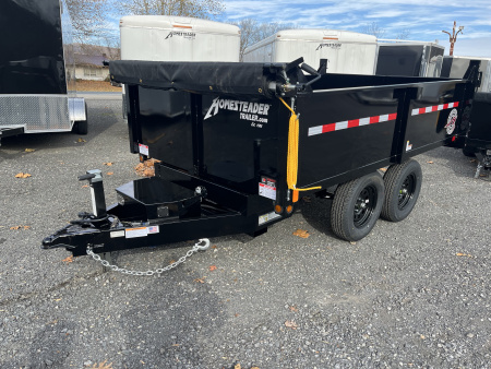 New 2026 Homesteader 6x10 Deckover Dump - 7k - Barn Door Rear