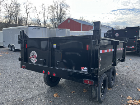 New 2026 Homesteader 6x10 Deckover Dump - 7k - Barn Door Rear