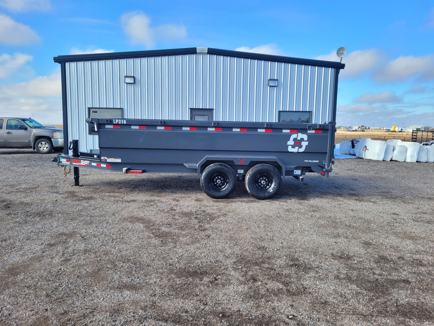 New 2026 Buckshot 83" X 16' BP Dump Trailer W/3' Sides
