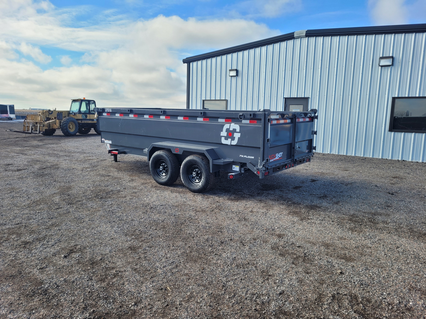 New 2026 Buckshot 83" X 16' BP Dump Trailer W/3' Sides