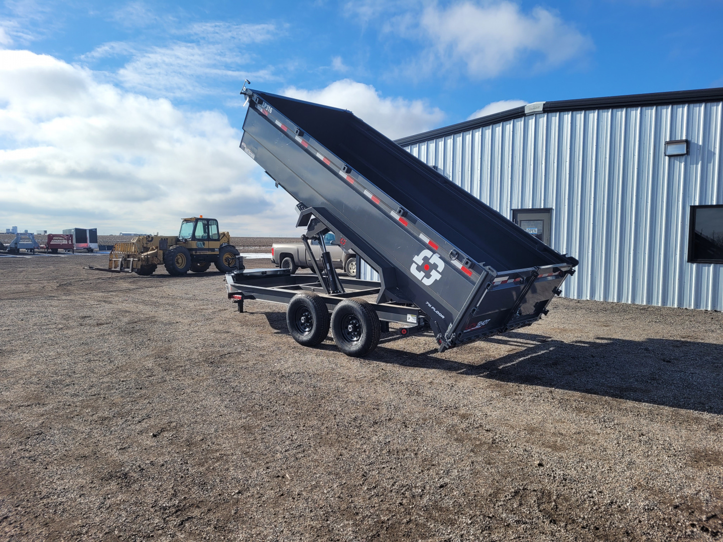 New 2026 Buckshot 83" X 16' BP Dump Trailer W/3' Sides