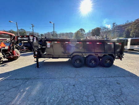 New 2026 Hillcrest Trailers 7x16 GN 40" sides 21k Dump Trailer
