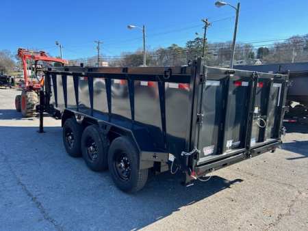 New 2026 Hillcrest Trailers 7x16 GN 40" sides 21k Dump Trailer