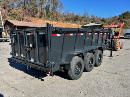 New 2026 Hillcrest Trailers 7x16 GN 40" sides 21k Dump Trailer