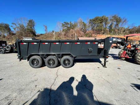 New 2026 Hillcrest Trailers 7x16 GN 40" sides 21k Dump Trailer