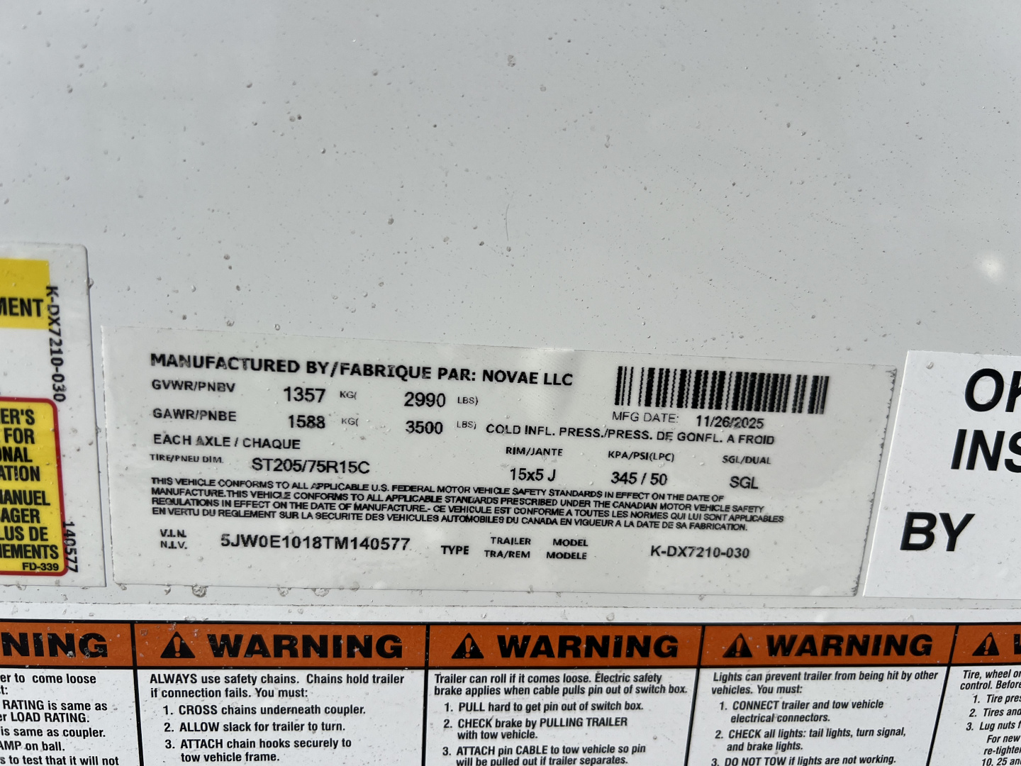 New 2026 Look Trailers 6X10 3K RAMP DOOR Cargo / Enclosed Trailer