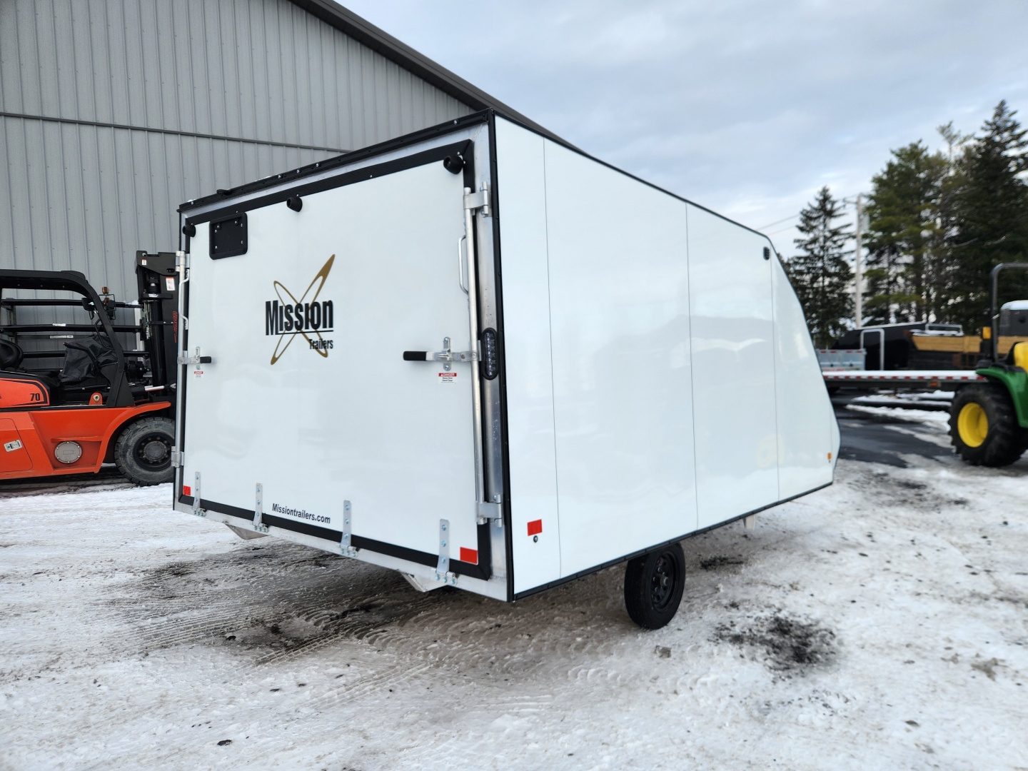 New 2026 Mission MFS101X13 Snowmobile Trailer