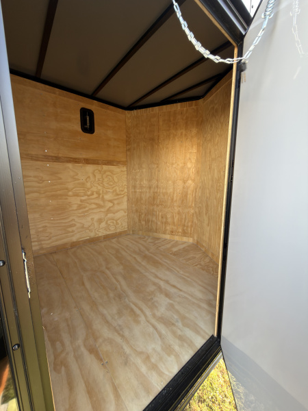 New 2026 Titanium Cargo 7x14TA 7' Tall Black .080 PolyCor Blackout Package Rear Wing Spoiler Cargo / Enclosed Trailer