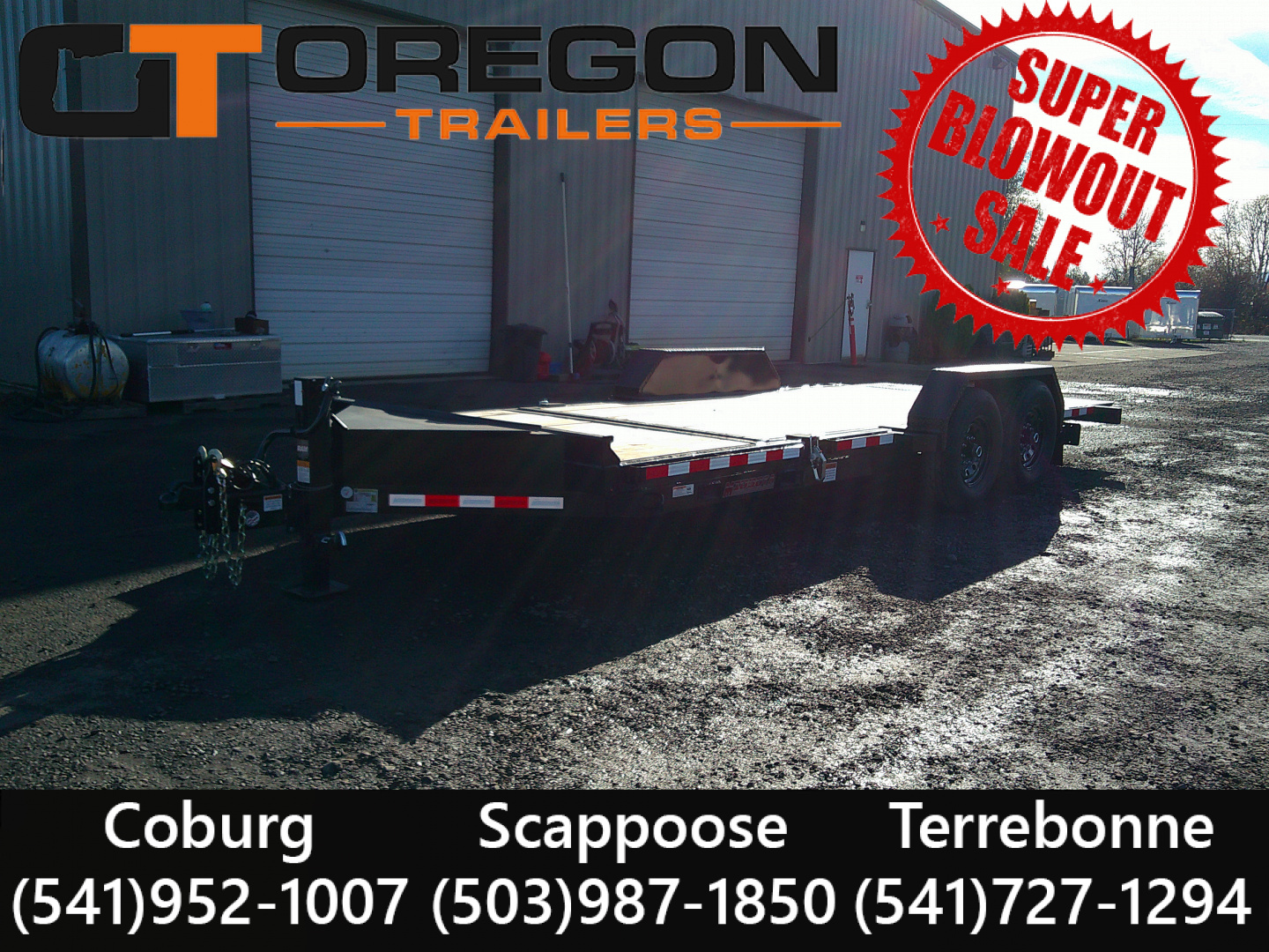 New 2026 Midsota 7x20 Split tilt 15.4K Equipment Trailer