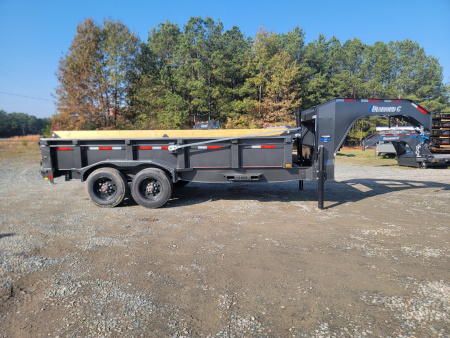 New 2026 Diamond C Trailers LPT210 16'x82" Gooseneck Dump Trailer Pacesetter Edition