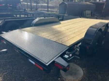 New 2026 Top Hat Trailers 83X18 10K Carhauler Utility Trailer