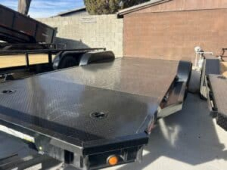New 2026 Top Hat Trailers 83X20 10K All Steel Deck Carhauler Utility Trailer