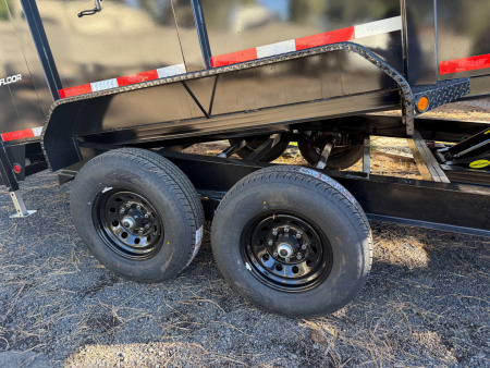 New 2026 Top Hat Trailers 7'X14' Gooseneck Dump Trailer 14000 lb G.V.W. 3' Sides Dump Trailer