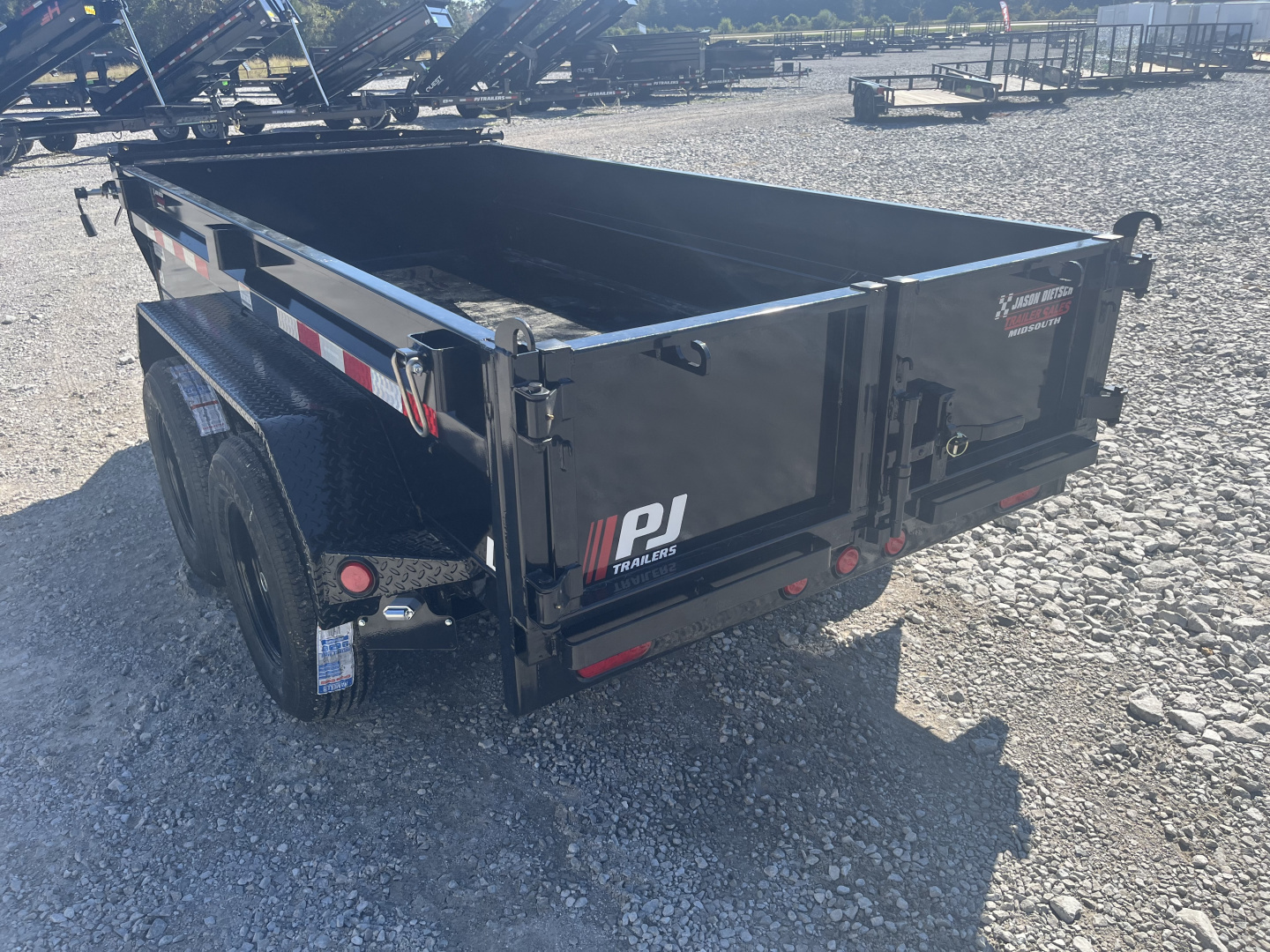 New 2026 PJ Trailers D5A1012BSSK DUMP TRAILER 5X10 - 7K