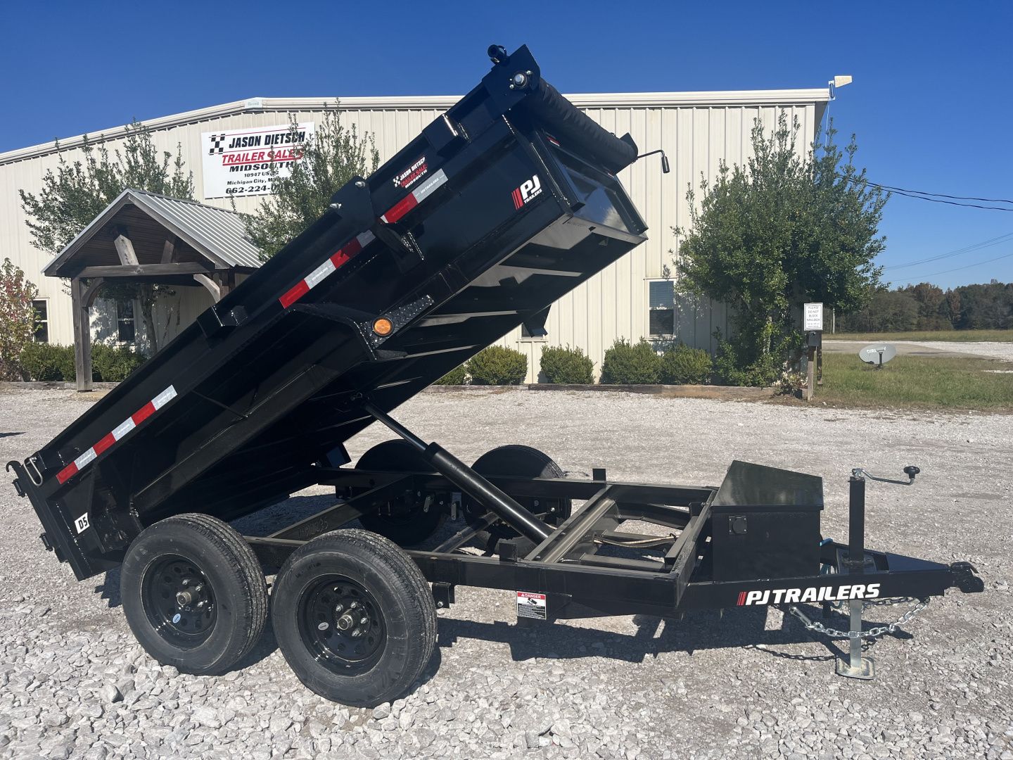 New 2026 PJ Trailers D5A1012BSSK DUMP TRAILER 5X10 - 7K