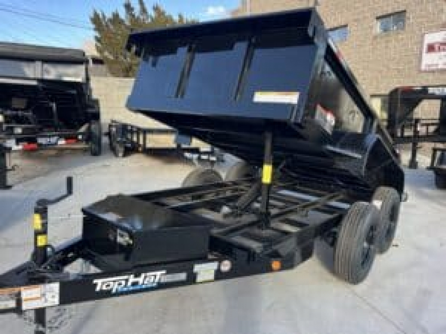 New 2026 Top Hat Trailers 5X10 Dump 70 Dump Trailer