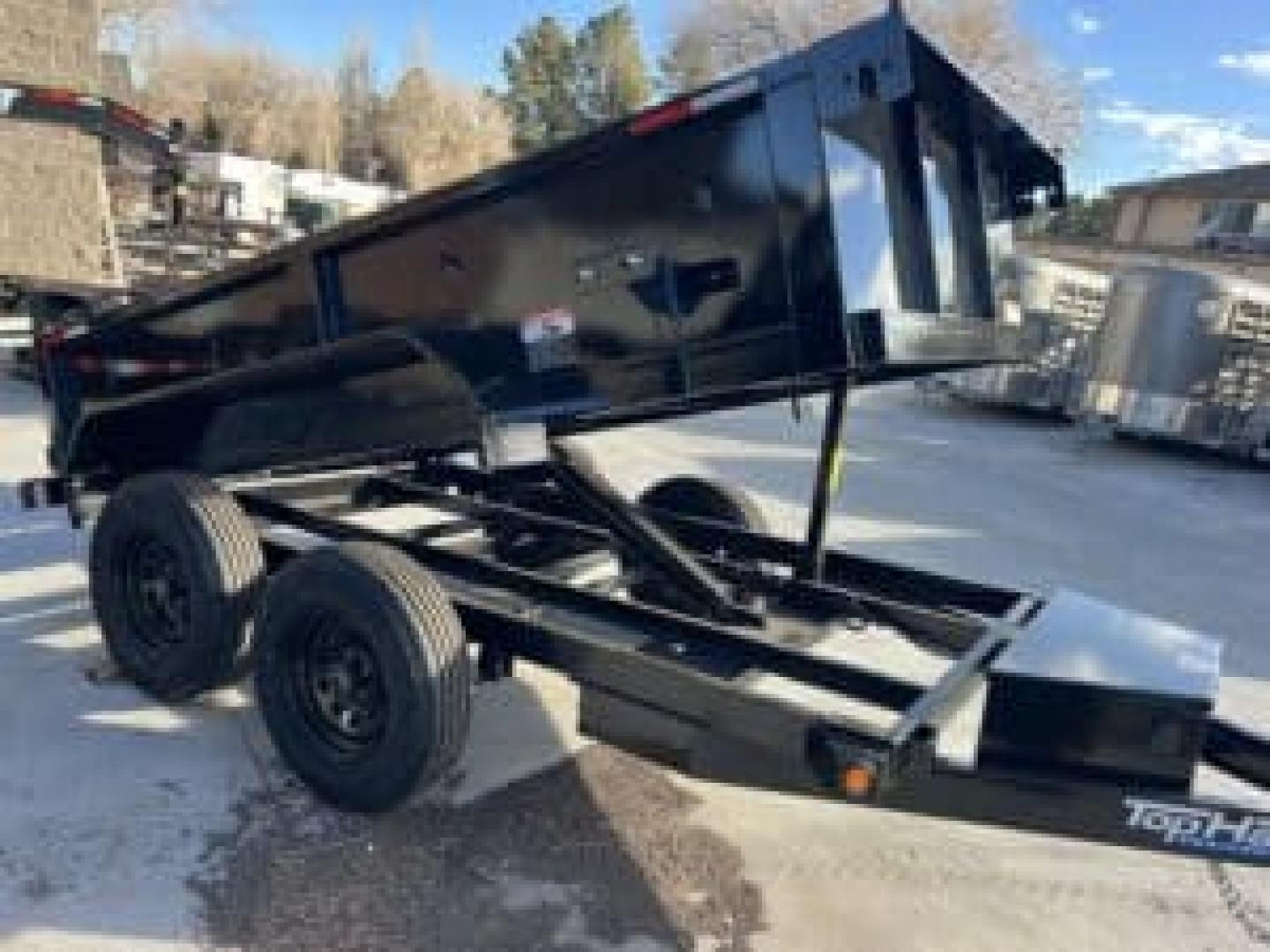 New 2026 Top Hat Trailers 5X10 Dump 70 Dump Trailer