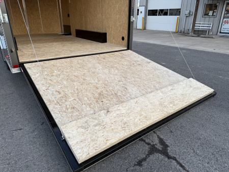 New 2026 BELMONT 8.5 X 16 CARGO TRAILER - CONSTRACTOR BUILD - RAMP DOOR - CHARCOAL