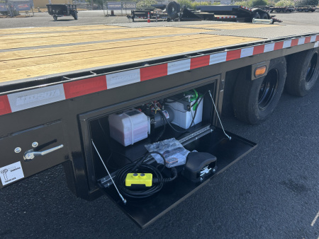 New 2026 Midsota 8.5x36 Gooseneck Deckover W/Power Tail 25.9k GVWR