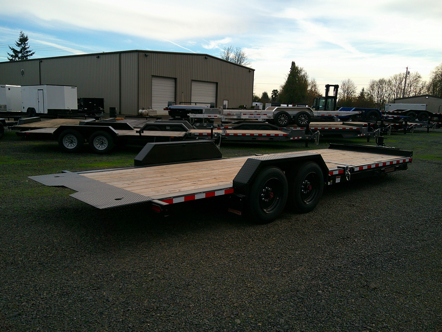 New 2026 Midsota 7x24 (16+8) Tilt Equipment Trailer