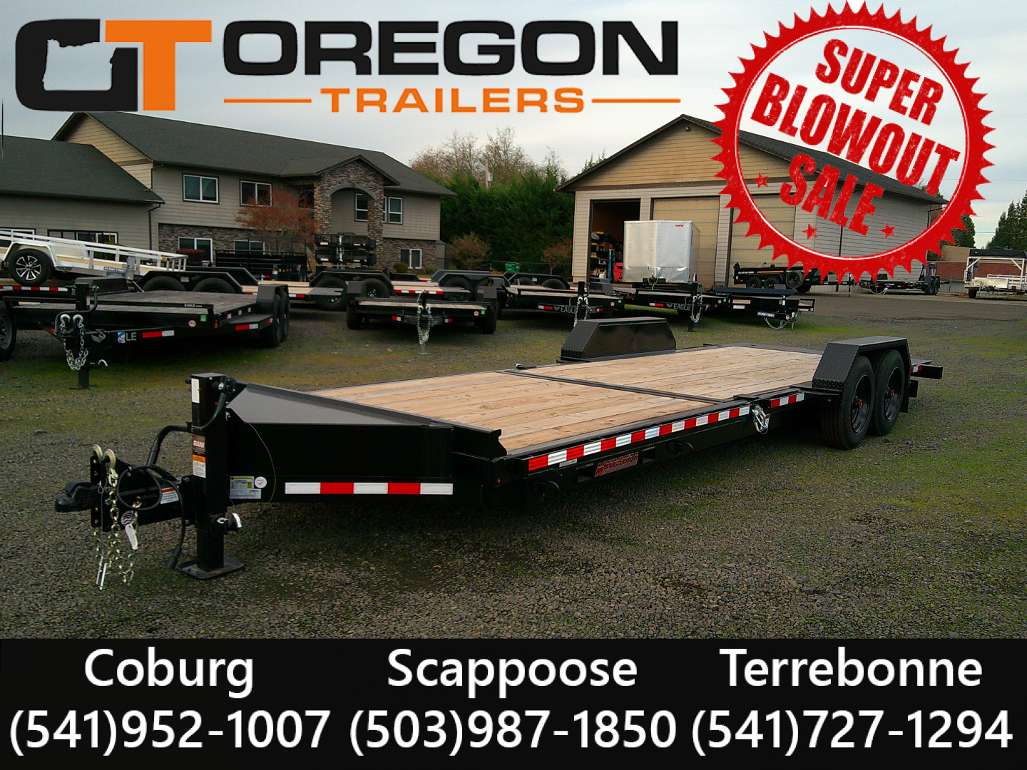 New 2026 Midsota 7x24 (16+8) Tilt Equipment Trailer