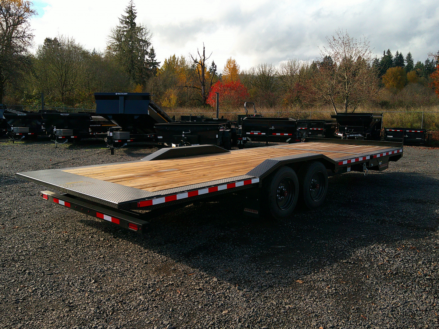 New 2026 Midsota 8.5x24 (18+6) Tilt Equipment Trailer